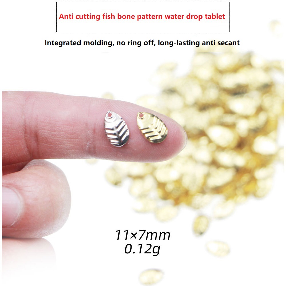 Baitcasting Reel - 50 Teile/los DIY Angeln Spinner Pailletten