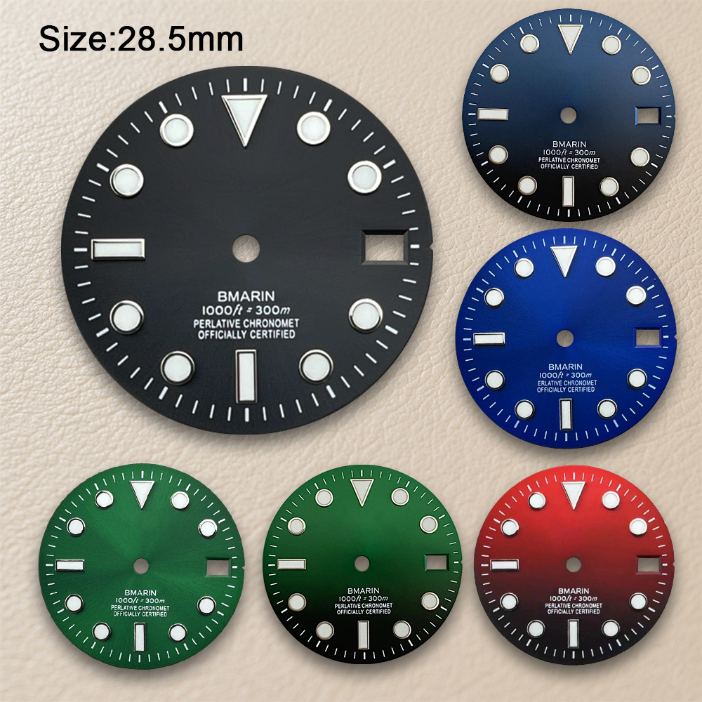 Reel Case - 28,5 mm S-Logo SUB-Farbverlaufszifferblatt, passend für