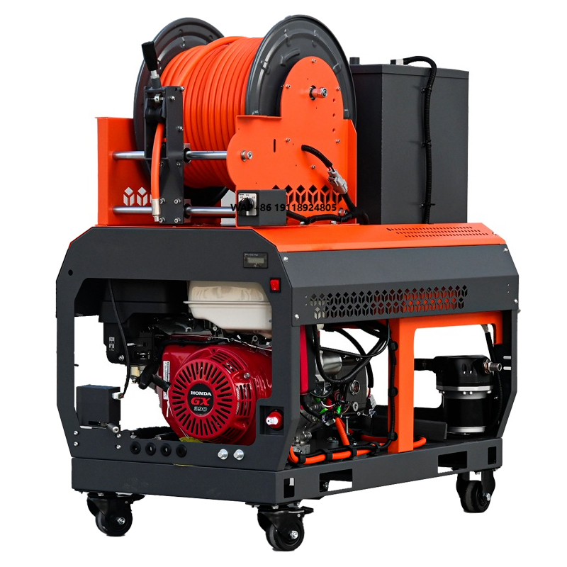 Electric Reel - Sprühgerät-Schlauch Größe 5/16 Orange Schlauchtrommel Modus: