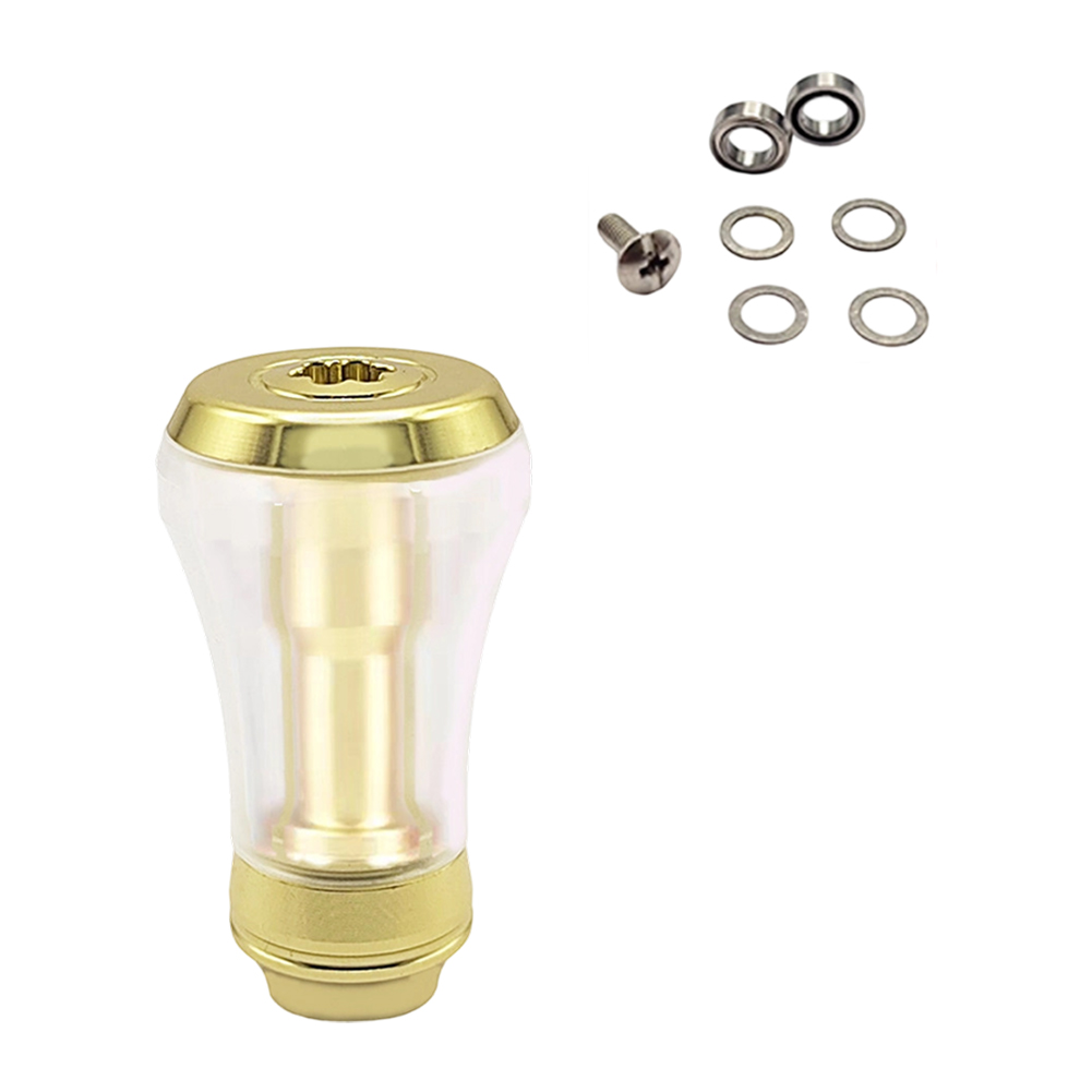 Reel Cover - PMMA-Polymer 36*22mm Baitcasting-Knopf Schaftrohr Griffkugelabdeckung Dichtungsteile