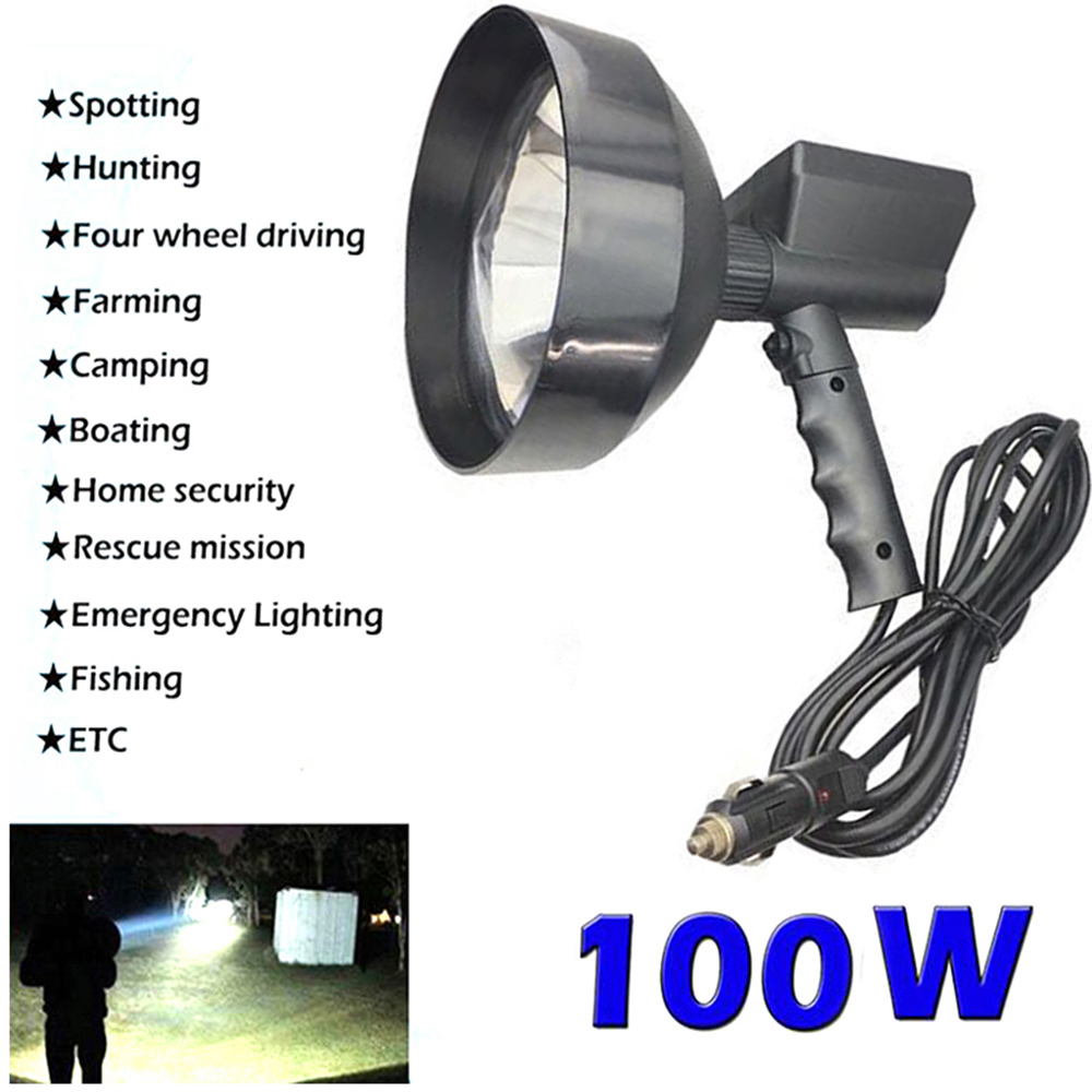 Baitcasting Reel - 35w Handlicht Fernjagd Suchscheinwerfer 100w Angeln