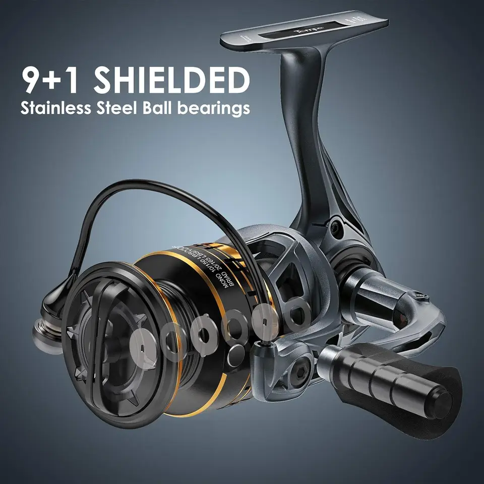 Spinnrolle, 9+1 BB Unglaublich – Spinning Reel Bewertung und Preis