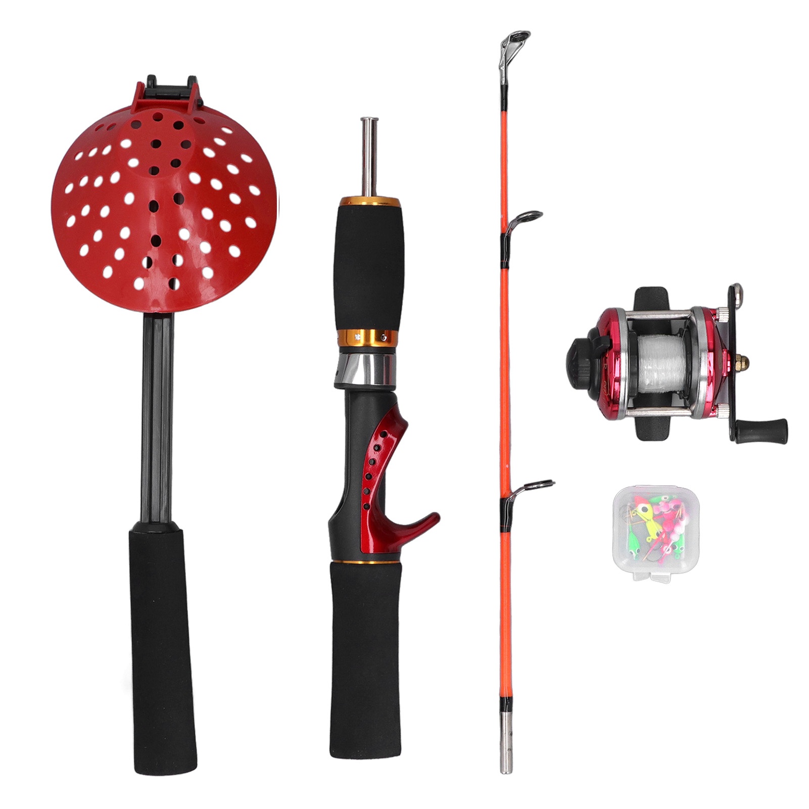 Winter-Eisfischrute mit Angelr – Ice Fishing Reel Bewertung und Preis
