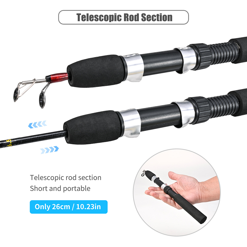 1Set Angelrute Mit Angelrolle  – Ice Fishing Reel Bewertung und Preis