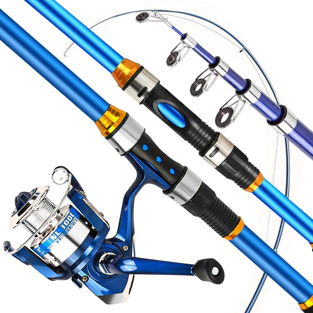 2,1–3,6 m Teleskop-Angelruten- – Spincast Reel Bewertung und Preis