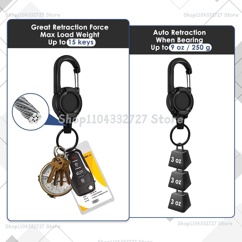 1/2/4 Stück Ausziehbare Schlüs – Reel Bag Bewertung und Preis